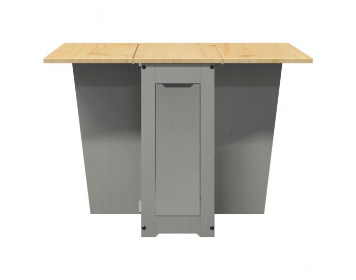 Sonata H Трапезна маса Corona тип пеперуда, сгъваема, сива, бор масив