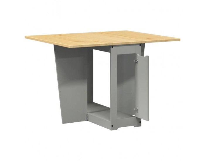 Sonata H Трапезна маса Corona тип пеперуда, сгъваема, сива, бор масив