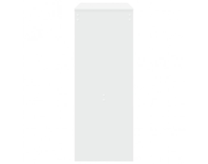 Sonata H Бар маса с рафтове, бяла, 90x40x103,5 см, инженерно дърво