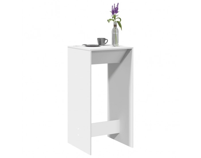 Sonata H Бар маса, бяла, 51x50x103,5 см, инженерно дърво