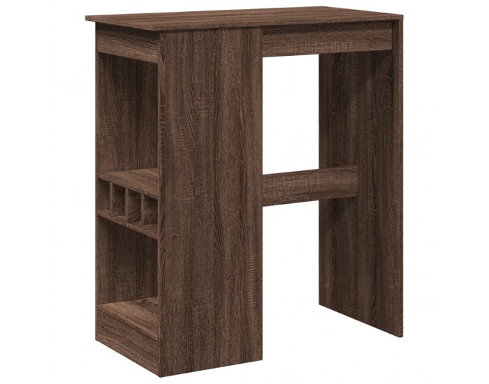 Sonata H Бар маса с рафтове, кафяв дъб, 90x47,5x103,5см, инженерно дърво