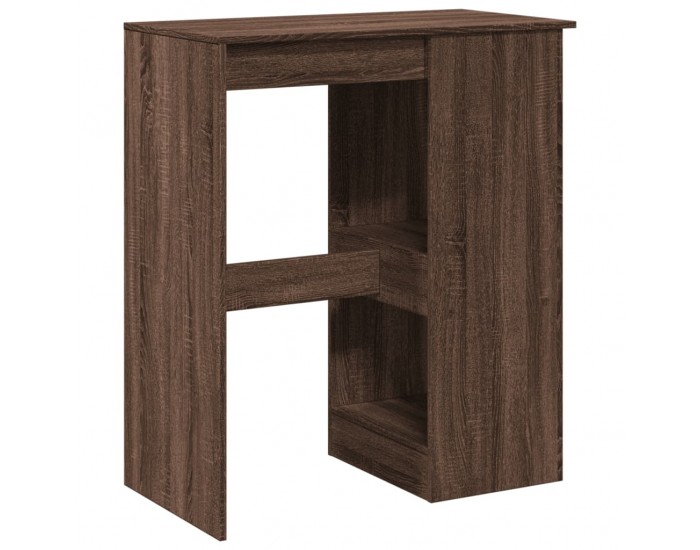 Sonata H Бар маса с рафтове, кафяв дъб, 90x47,5x103,5см, инженерно дърво