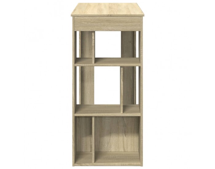 Sonata H Бар маса с рафтове дъб сонома 102x50x103,5 см инженерно дърво