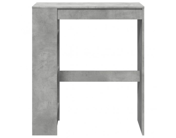 Sonata H Бар маса с рафтове бетонно сив 90x40x103,5 см инженерно дърво