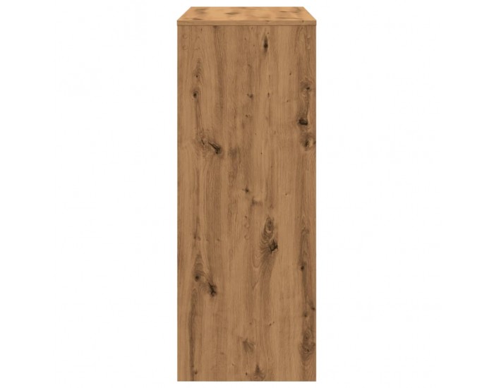 Sonata H Бар маса с рафтове дъб артизан 90x40x103,5 см инженерно дърво