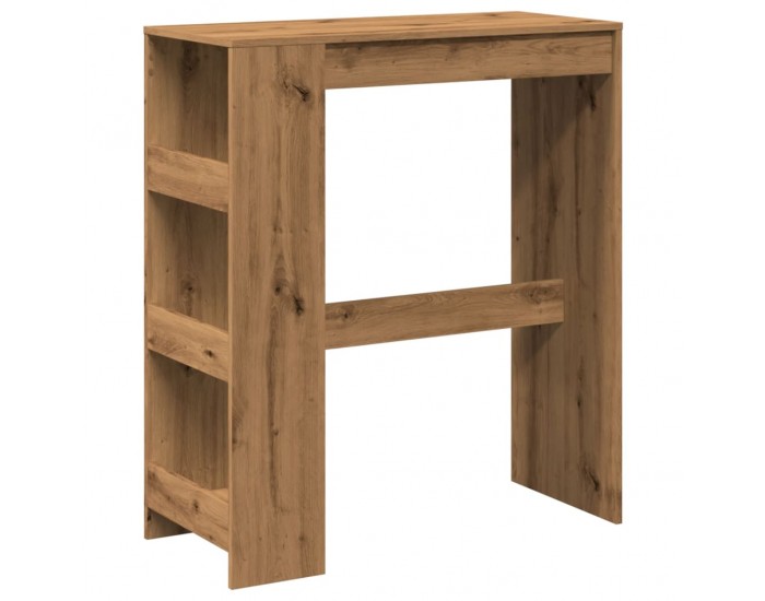 Sonata H Бар маса с рафтове дъб артизан 90x40x103,5 см инженерно дърво