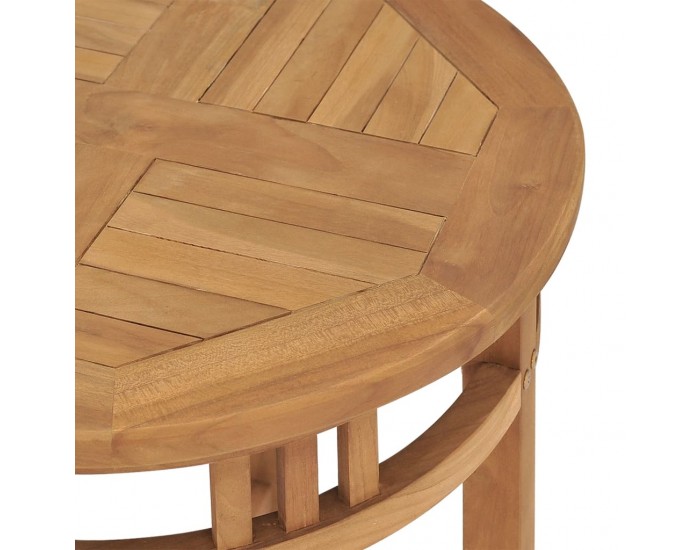Sonata H Бистро маса, Ø60x75,5 см, тиково дърво масив