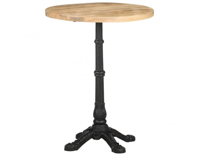 Sonata H Бистро маса, Ø60x76 см, грубо мангово дърво