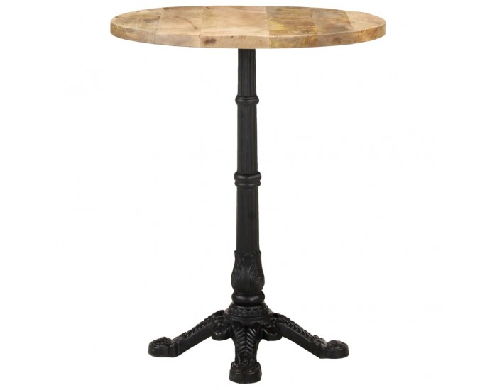 Sonata H Бистро маса, Ø60x76 см, грубо мангово дърво