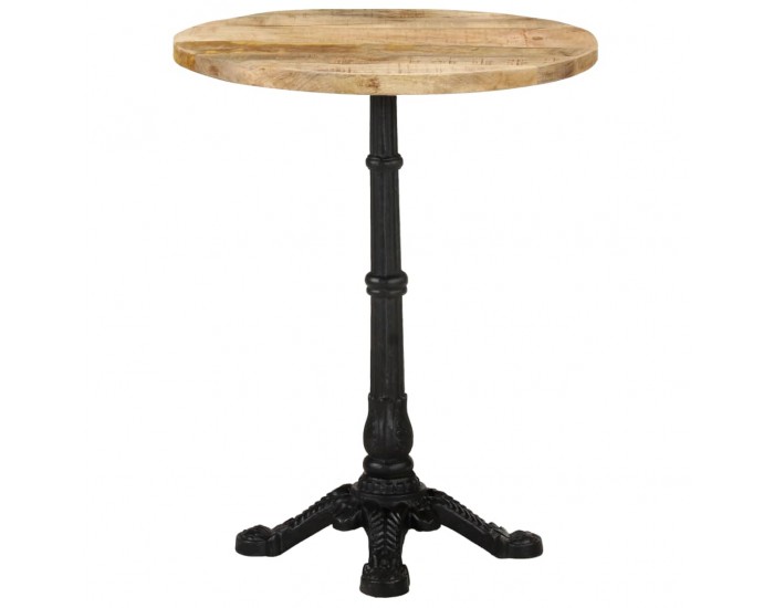 Sonata H Бистро маса, Ø60x76 см, грубо мангово дърво