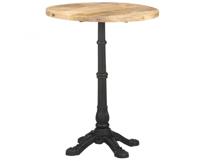 Sonata H Бистро маса, Ø60x76 см, грубо мангово дърво