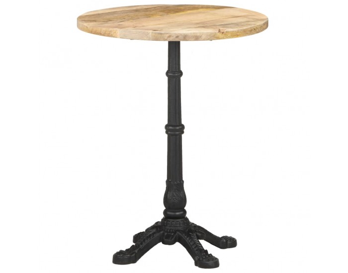 Sonata H Бистро маса, Ø60x76 см, грубо мангово дърво