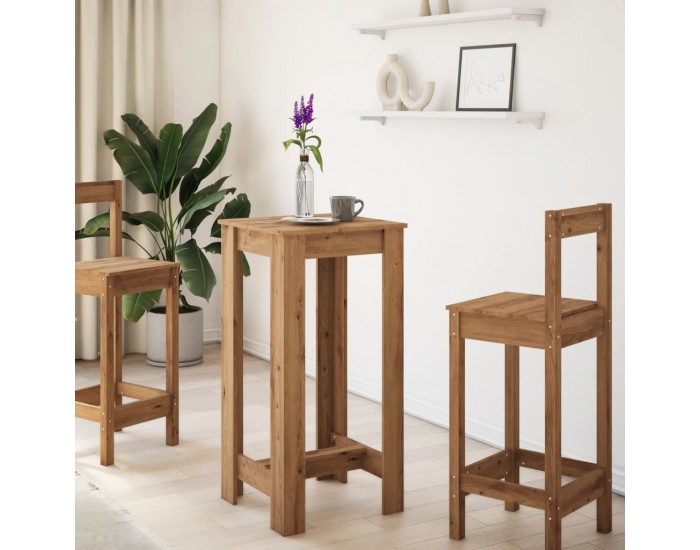 Sonata H Бар маса, дъб артизан, 51x50x103,5 см, инженерно дърво