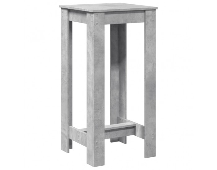 Sonata H Бар маса, бетонно сива, 51x50x103,5 см, инженерно дърво