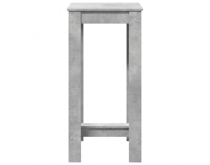 Sonata H Бар маса, бетонно сива, 51x50x103,5 см, инженерно дърво