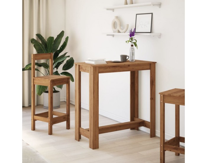 Sonata H Бар маса, дъб артизан, 102x50x103,5 см, инженерно дърво