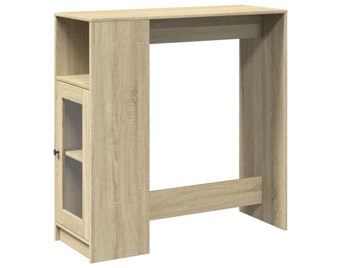 Sonata H Бар маса с рафтове дъб сонома 101x40x103,5 см инженерно дърво