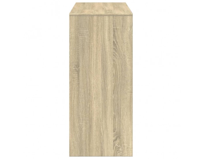 Sonata H Бар маса с рафт, сонома дъб, 124x46x103,5 см, инженерно дърво