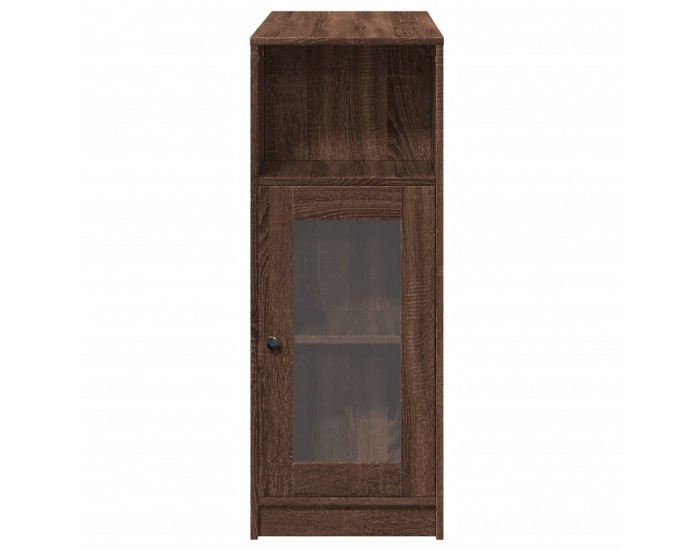 Sonata H Бар маса с рафтове, кафяв дъб, 101x40x103,5 см, инженерно дърво