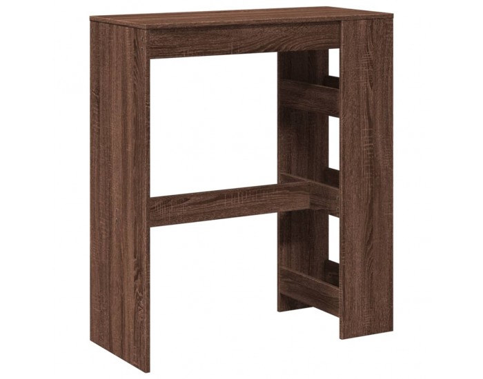 Sonata H Бар маса с рафтове, кафяв дъб, 90x40x103,5 см, инженерно дърво