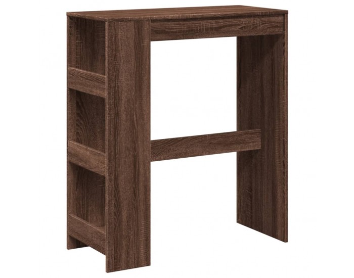 Sonata H Бар маса с рафтове, кафяв дъб, 90x40x103,5 см, инженерно дърво