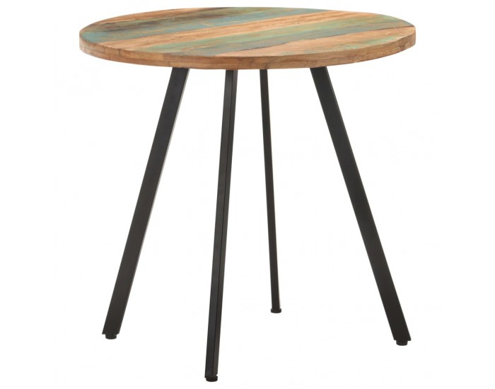 Sonata H Трапезна маса, 80 cм, регенерирано дърво масив