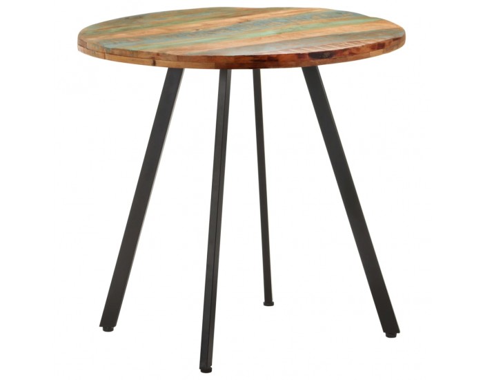 Sonata H Трапезна маса, 80 cм, регенерирано дърво масив