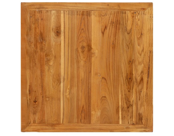 Sonata H Бар маса, регенерирано тиково дърво масив, 60x60x107 см