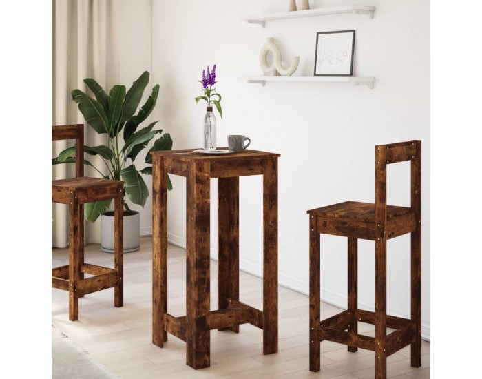 Sonata H Бар маса, опушен дъб, 51x50x103,5 см, инженерно дърво