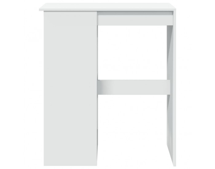 Sonata H Бар маса с рафтове, бяла, 90x47,5x103,5 см, инженерно дърво