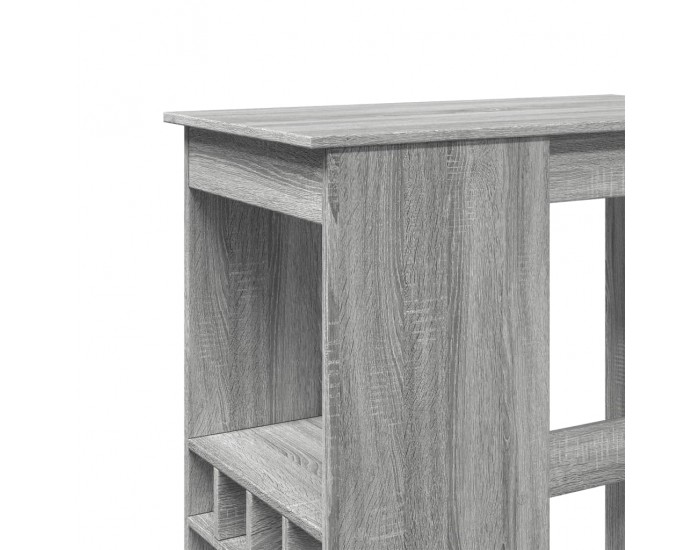 Sonata H Бар маса с рафтове, 90x47,5x103,5 см, инженерно дърво