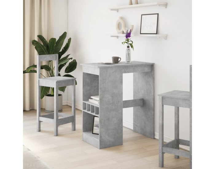 Sonata H Бар маса с рафтове, 90x47,5x103,5 см, инженерно дърво