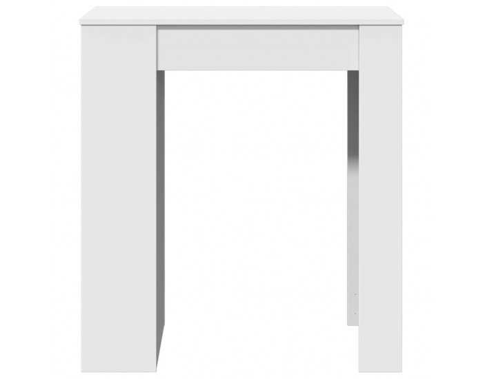 Sonata H Бар маса с рафтове, бяла, 95x47x103,5 см, инженерно дърво