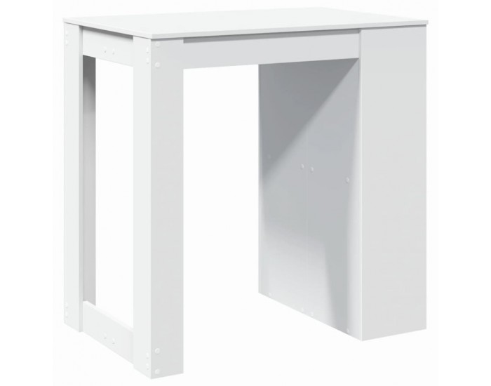 Sonata H Бар маса, бяла, 102x70x103,5 см, инженерно дърво