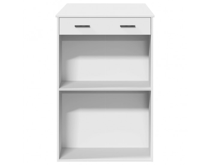 Sonata H Бар маса, бяла, 102x70x103,5 см, инженерно дърво