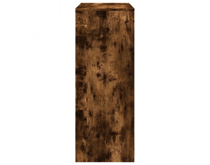 Sonata H Бар маса с рафтове, опушен дъб, 90x40x103,5 см, инженерно дърво