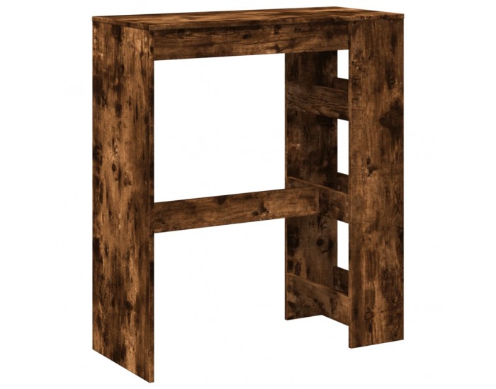 Sonata H Бар маса с рафтове, опушен дъб, 90x40x103,5 см, инженерно дърво