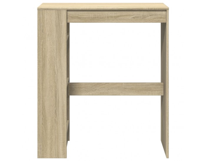 Sonata H Бар маса с рафтове, дъб сонома, 90x40x103,5 см, инженерно дърво