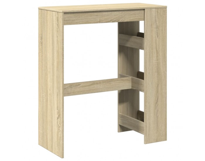 Sonata H Бар маса с рафтове, дъб сонома, 90x40x103,5 см, инженерно дърво