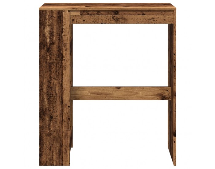 Sonata H Бар маса с рафтове старо дърво 90x40x103,5 см инженерно дърво