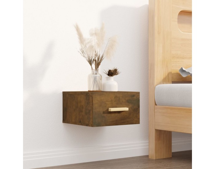 Sonata H Нощно шкафче за стенен монтаж, опушен дъб, 35x35x20 см