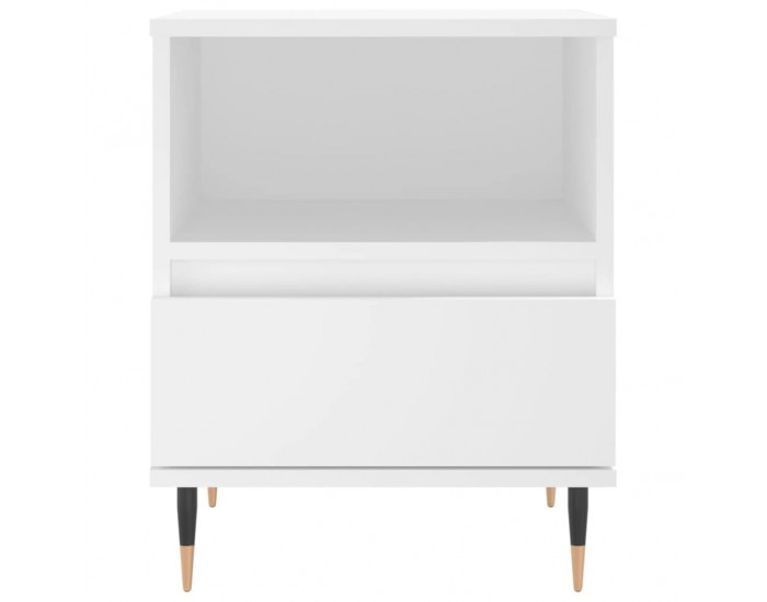 Sonata H Нощно шкафче, бяло, 40x35x50 см, инженерно дърво