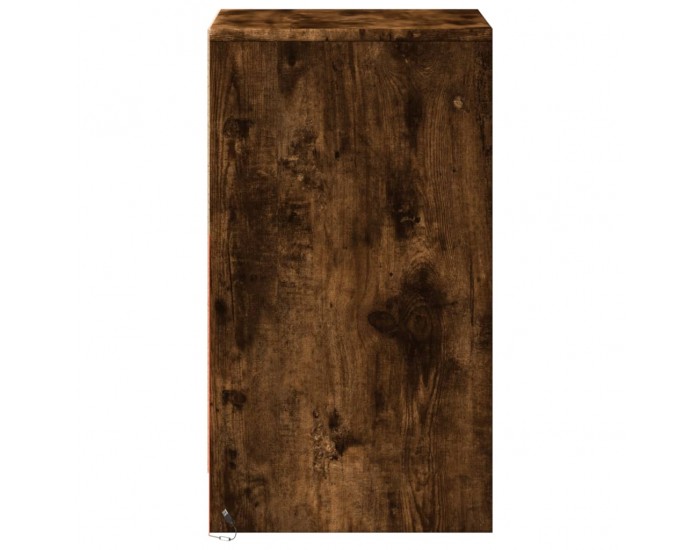 Sonata H Нощни шкафчета с LED, 2 бр, Опушен дъб, инженерно дърво