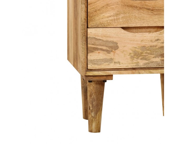 Sonata H Нощно шкафче, мангово дърво масив, 40x30x59,5 см