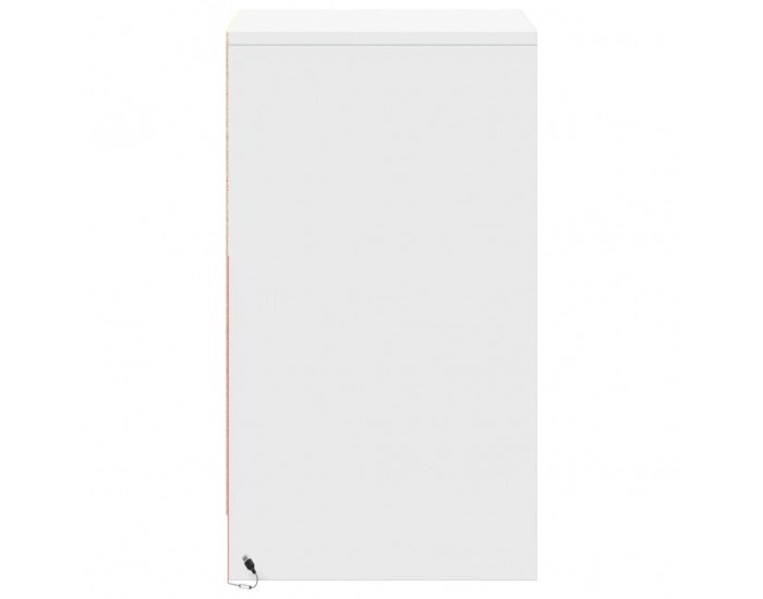 Sonata H Нощно шкафче с LED осветление, бяло, инженерно дърво