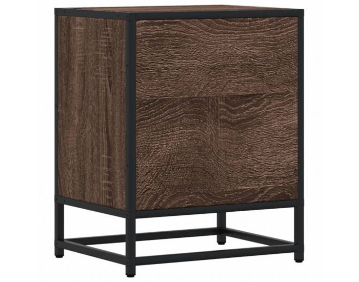 Sonata H Нощно шкафче, кафяв дъб, 40x31x50 см, инженерно дърво