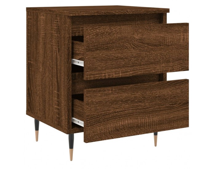 Sonata H Нощно шкафче кафяв дъб 40x35x50 см инженерно дърво