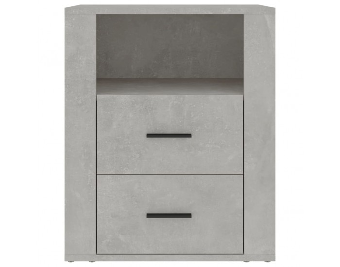 Sonata H Нощно шкафче, сиво, 50x36x60 см, инженерно дърво