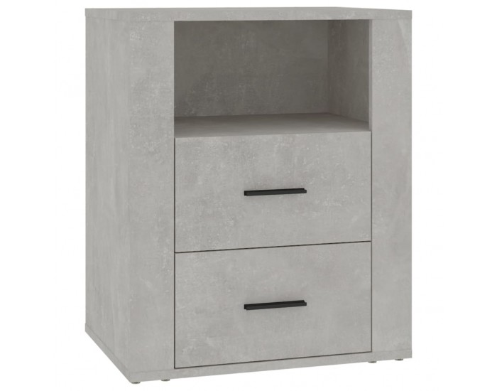 Sonata H Нощно шкафче, сиво, 50x36x60 см, инженерно дърво