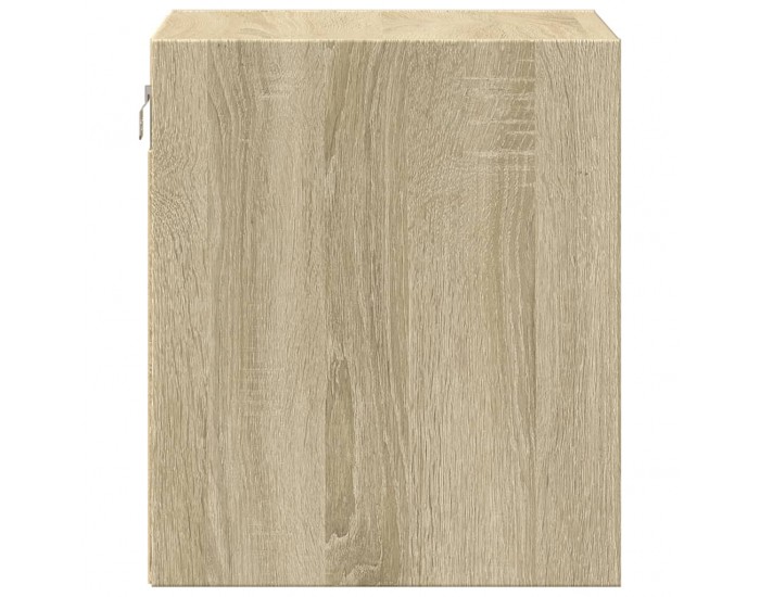 Sonata H Нощно шкафче за стена с LED осветление, дъб сонома